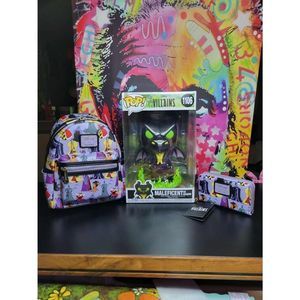 Loungefly  disney villans 3 piece set